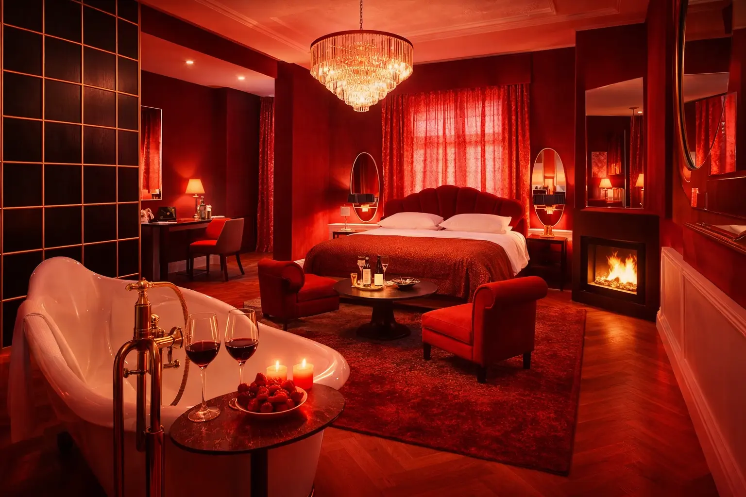 Luxe erotische suite